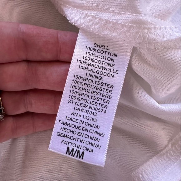 Altar’d State Womens Medium White Flutter Sleeve Boho Mini Dress - Picture 5 of 7